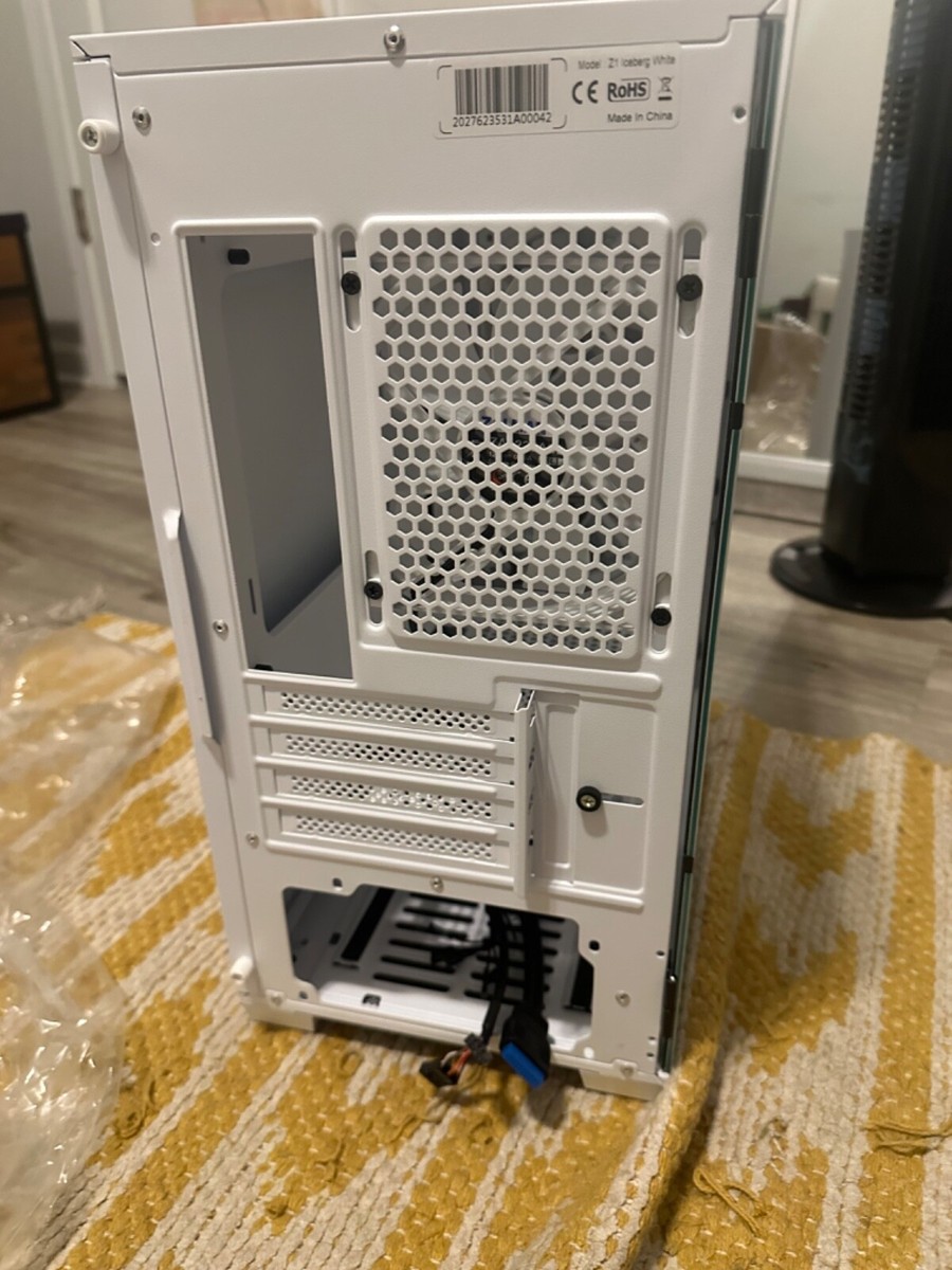 Zalman Z1 Iceberg mATX Mini Tower Gaming Computer Cases, Hinged