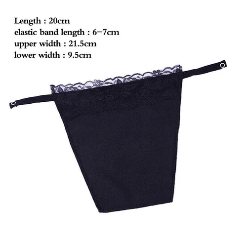 1x Ladies Cami Secret Lace Clip-on Mock Camisole Bra Overlay Modesty Panel Solid - Picture 5 of 14