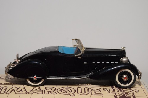 B7 1:43 MINI MARCA 43 8A PACKARD BOATTAIL RUNABOUT SPEEDSTER LE BARON NEGRO S... - Imagen 9 de 17
