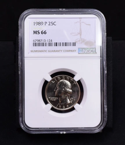 1989-P Washington Quarter - NGC MS66 (#53836-L)