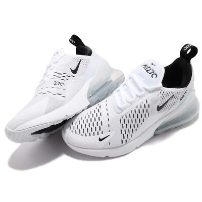 Nike Air Max 270 White Black White AH6789-100 Running Gym Sz 11 W/ 9.5 Mens Nike Air Max 270 Men main image 3
