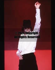 Michael Jackson IN CONCERT ORIGINAL VINTAGE 35mm SLIDE TRANSPARENCY PHOTO #295