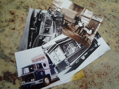 4 Fotos alte LKW mit Werbung LKW old trucks Neuauflage 10x15