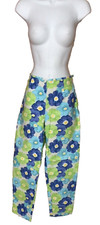 WOMEN'S TALBOTS FLORAL PANTS-SIZE: 8 P