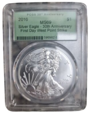 2016 Silver Eagle 30th Anniversary First Day West Point | eBay
