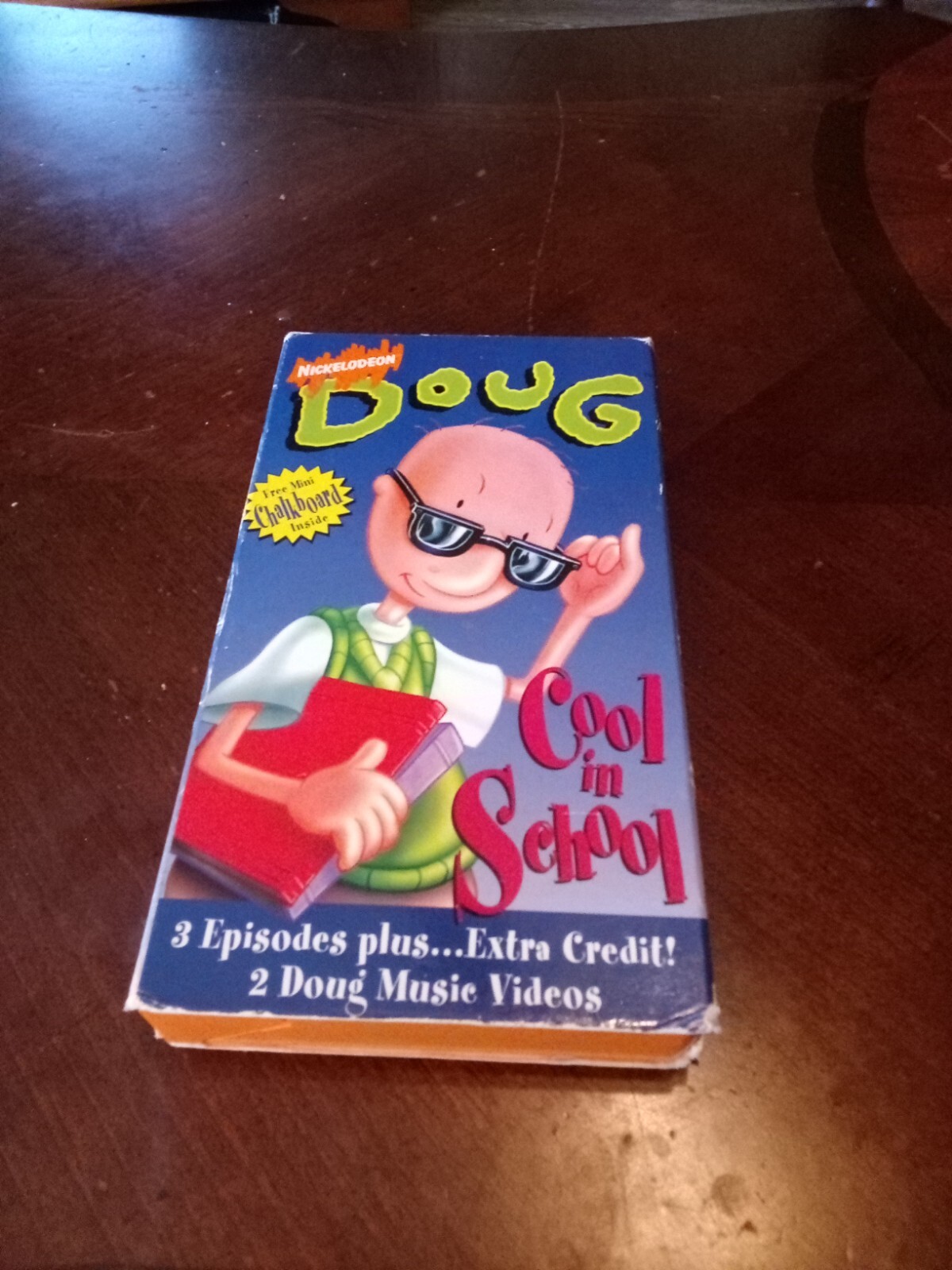 Doug Cool in School VHS Tape RARE Nickelodeon Cartoon Funnie Music