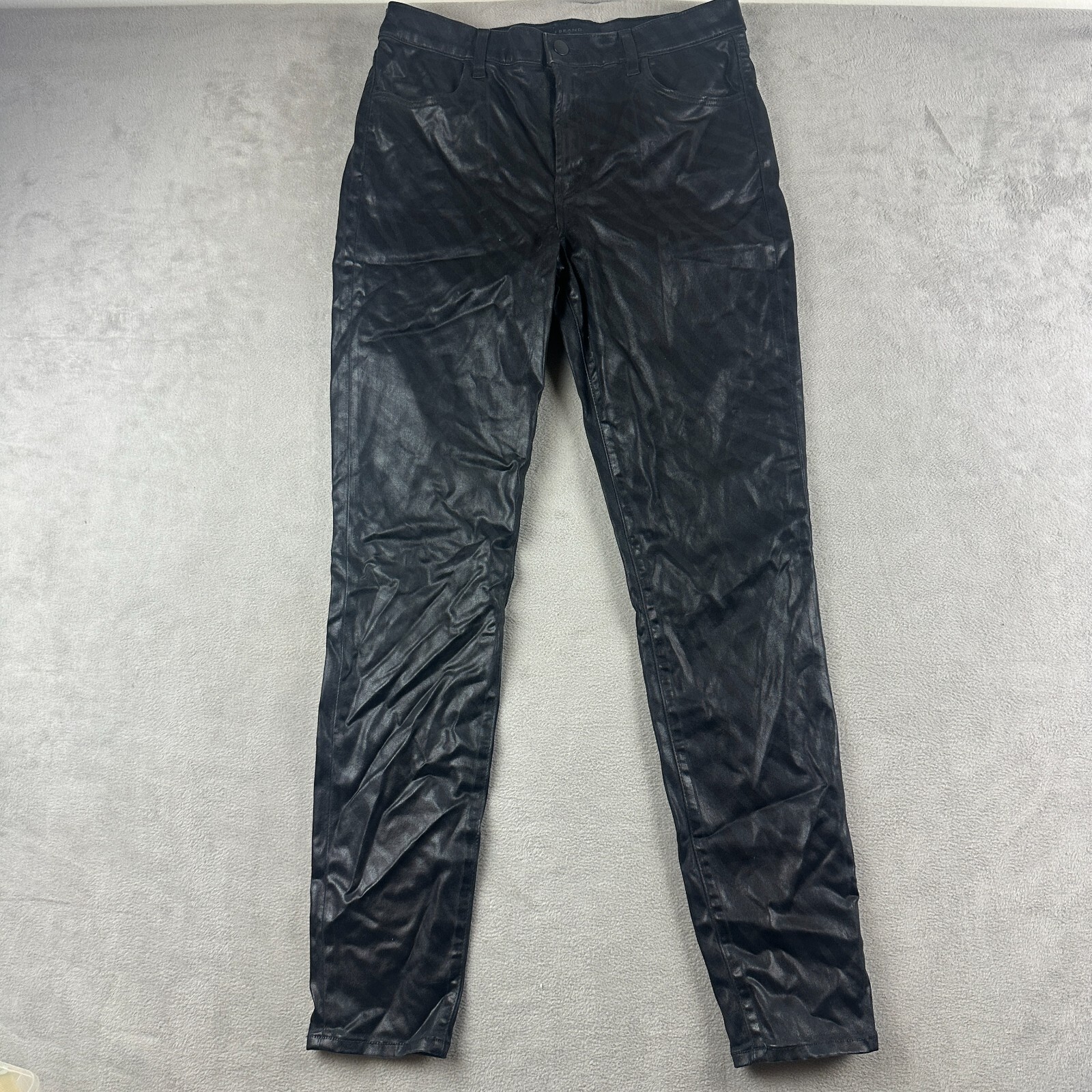 J Brand Jeans Womens 31 Maria Galactic Black Zebra High Rise Skinny