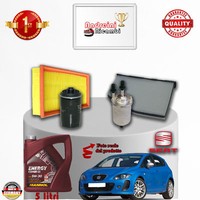 Inspektionskit Filter + ÖL Seat Leon II 2.0 Tfsi Fr 155KW 211CV Von 2011->
