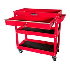 91 US PRO TOOLS TOOL CART TROLLEY WORKSTAION BOX RED