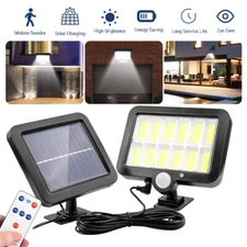 1200000lm LED Solar Street Light Security Flood Lamp Motion Sensor Outdoor Wall