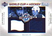 2004-05 Upper Deck World Cup Tribute Ilya Kovalchuk Alexei Kovalev SP Jersey