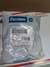 Pack of 10 Fastenal Zinc Finish Steel Turned Eye Bolt 42239 TEB 3/8 x 3 