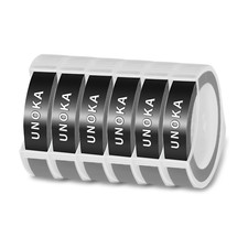 6PK Dymo 3D Embossing Label Tape 9mm for Dymo Organizer Xpress Label Maker 3/8"