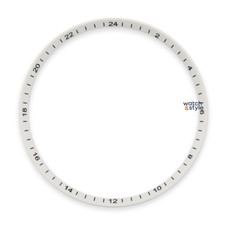 C0533 SKX007/SRPD GMT Chapter Ring - Silver/Black