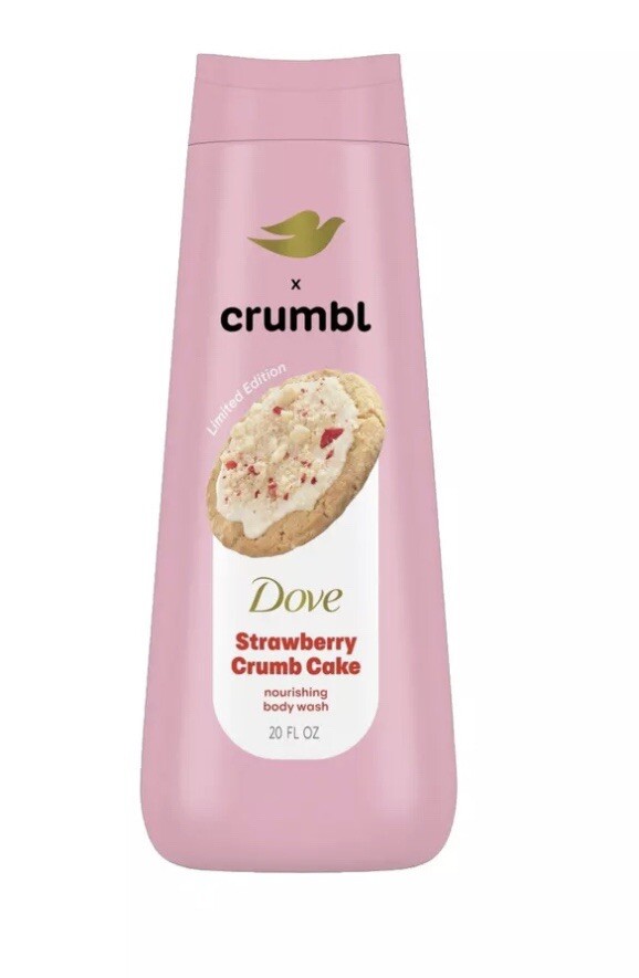 Limited Edition Dove  Strawberry Crumb Cake Nourishing Body Wash