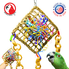 Bonka Bird Toys 1723 Four Corners Small Activity Play Mat Parrot Cage Toy Conure