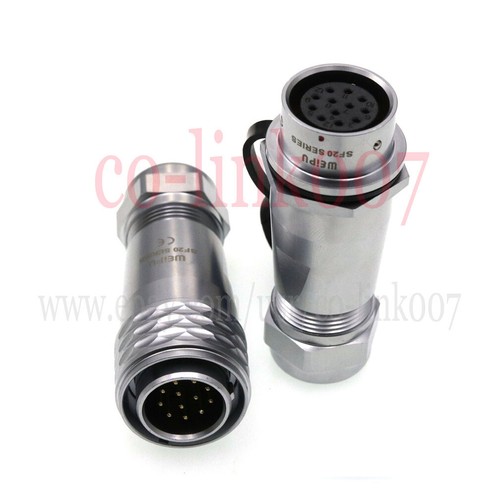 SF20 conector impermeable 2/34/5/6/7/8/9/12/15 pines conector de acoplamiento cable de alimentación - Imagen 31 de 32