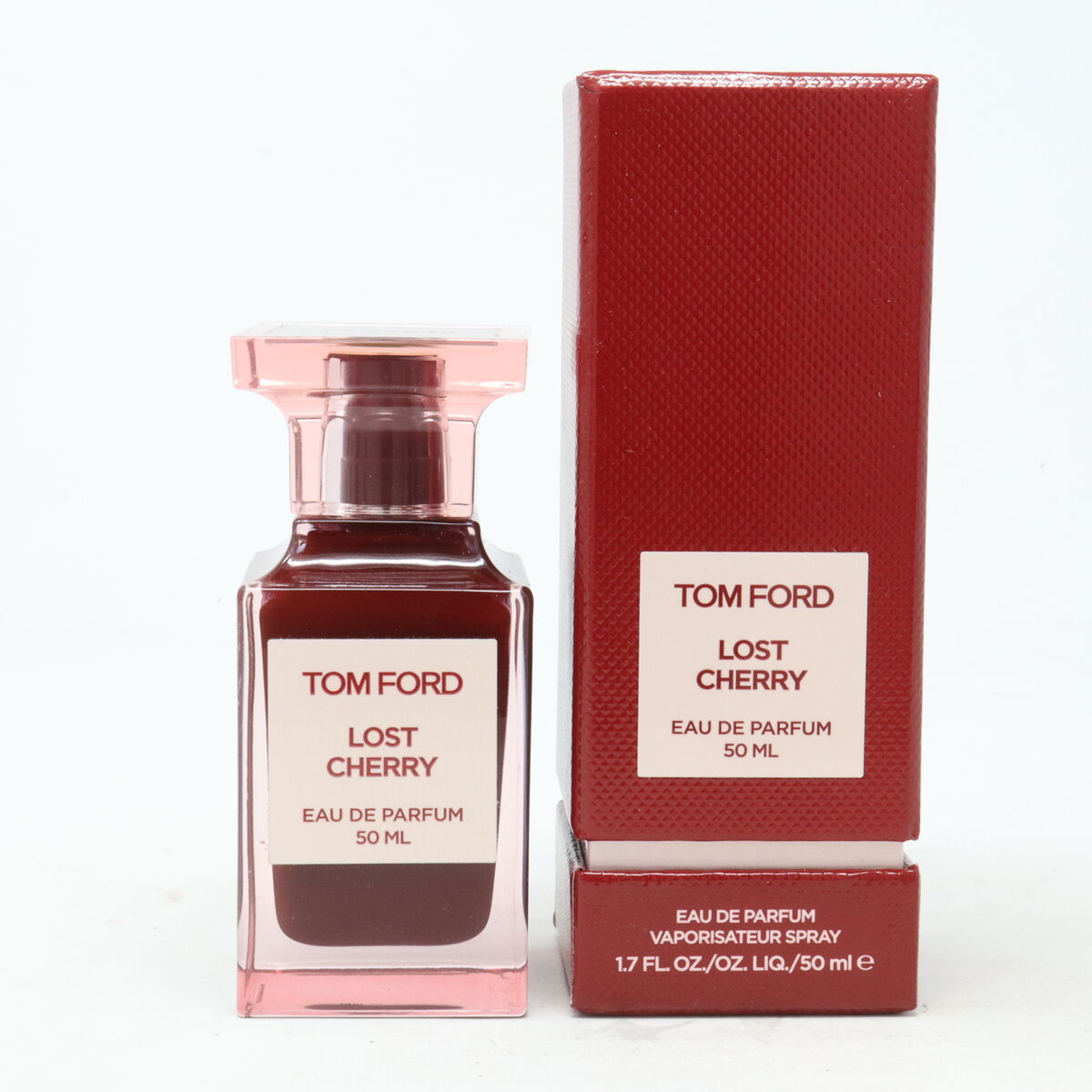 EMPTY Tom Ford LOST CHERRY Perfume Bottle 1.7 oz 50 ml with Box NO PRODUCT