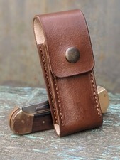 Buck 112 Ranger/ leather sheath / knife case with belt clip