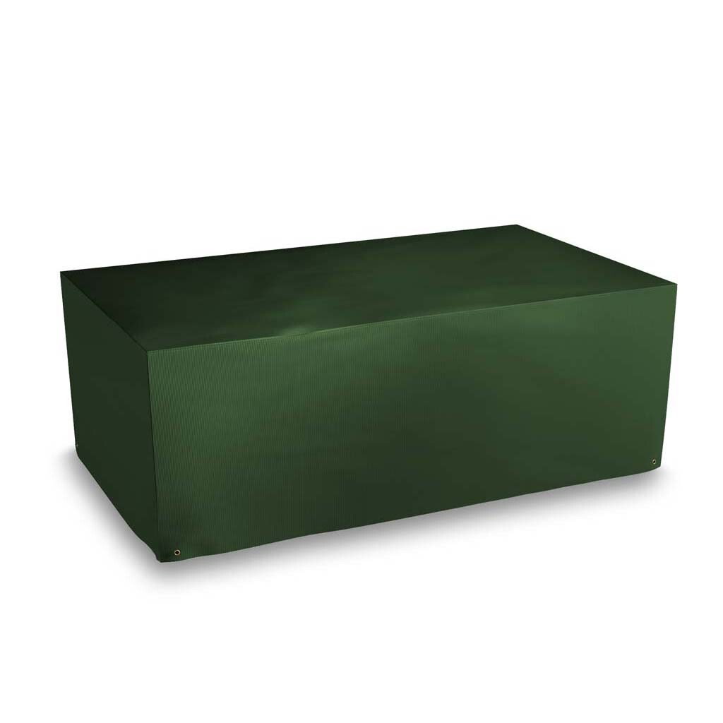 All-Weather Rectangular Table Cover 8 Seat Green 196cm 114cm 71cm