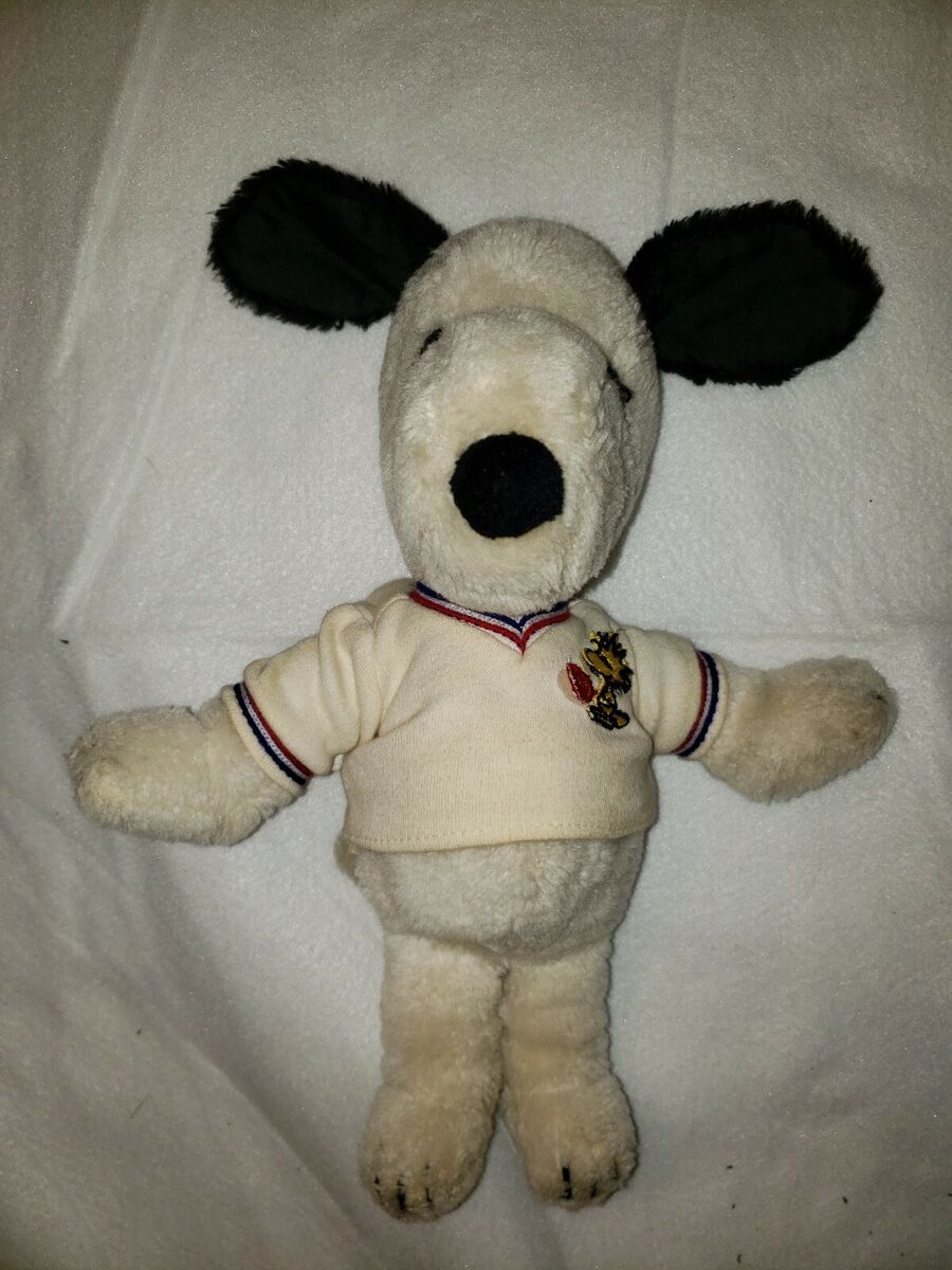 1968 Snoopy Plush Toy United Feature Syndicate Korea Peanuts