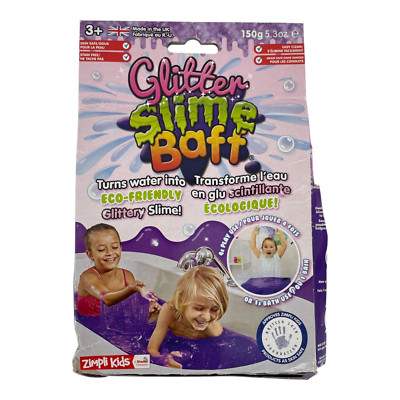 Zimpli Kids - Glitzerschleim rosa/lila - Glitter Slime Baff, Kinder ab 3 Jahren