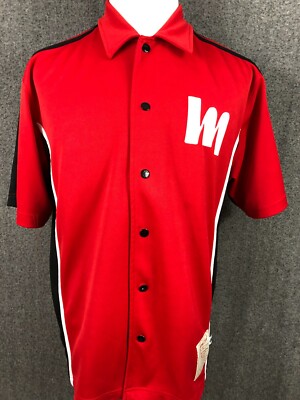 PHYS.SCi Men's Short Sleeve Snap Button Polyester Shirt M