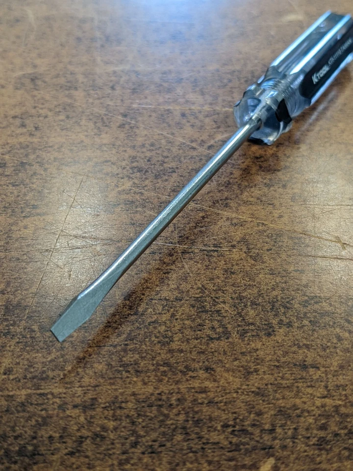 3 K Tool Flat Head Screwdriver 1/8" Slotted Precision General Purpose Pocket NOS - Image 3 of 4