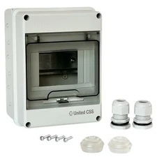 Waterproof Electrical Circuit Breaker Distribution Box IP65 HT-5Way by UnitedCSS