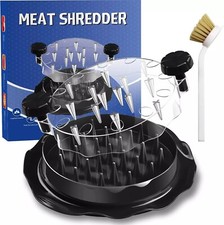 Chicken Shredder Tool Twist Large with Brush,Visible Kitchen Meat Shredder Grind