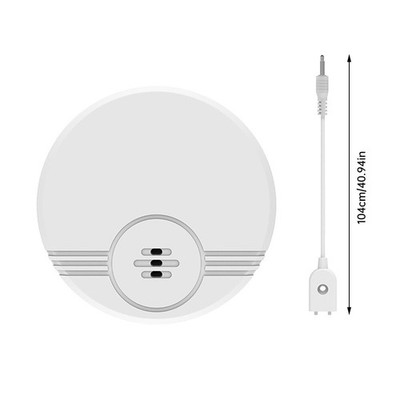 Water Leak Sensor Detector Ultra-long standby Leakage Level Overflow Alarm 135dB