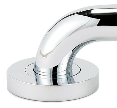 Alno A8324 Chrome Grab Bar Anchors From The Contemporary I Collection