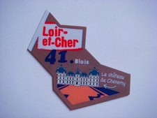 MAGNET DÉPART’AIMANT LE GAULOIS CARTE DE FRANCE DÉPARTEMENT 41 LOIR-ET-CHER
