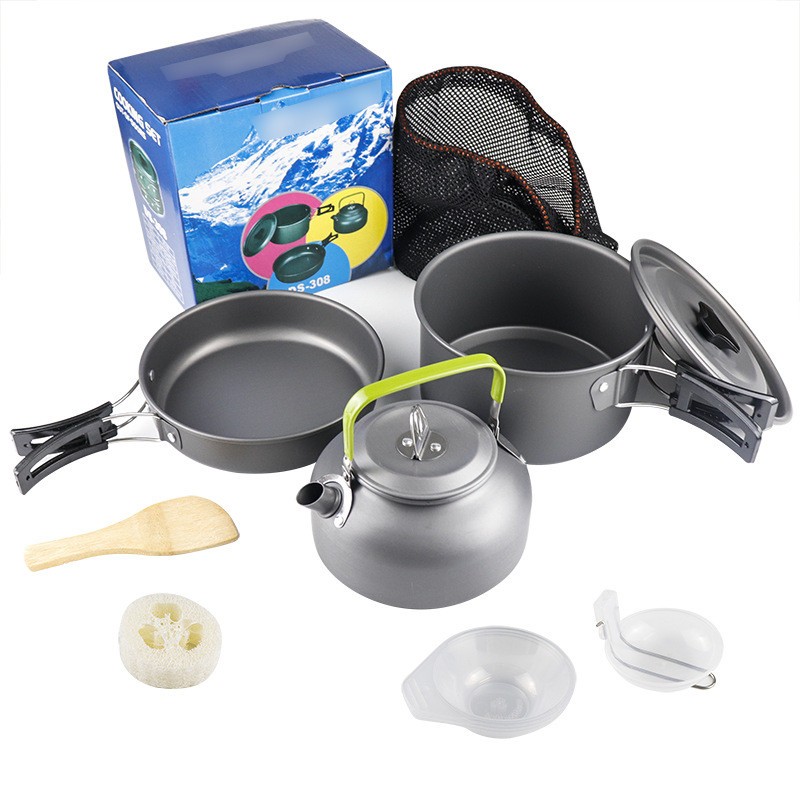 Camping Cooking Ware Set Camping Stove Cookware Aluminum Pot