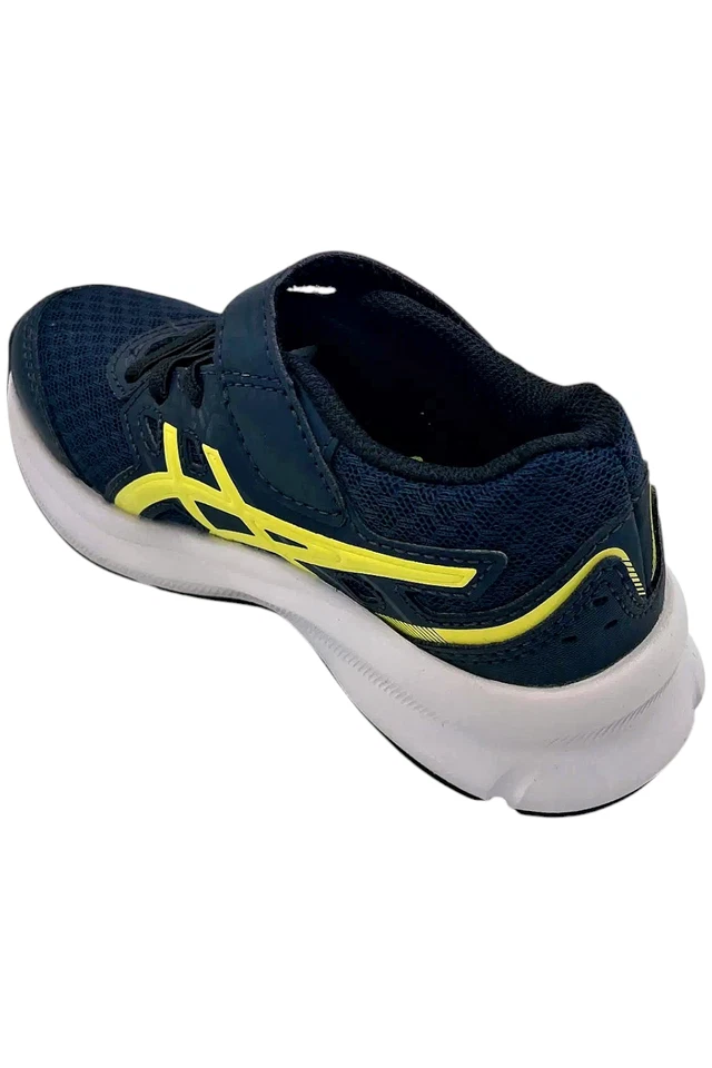Zapatillas deportivas Asics para niños pequeños Jolt 3 PS azul francés/amarillo brillante Foto 3 de 3