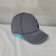Adidas Originals Trefoil Flexfit Hat S/M Gray Baseball Cap Embroidered Logo