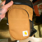 Carhartt Insulated Lunch Cooler Bag Brown/Black Shoulder Strap Zip Mesh Pocket — photo 1