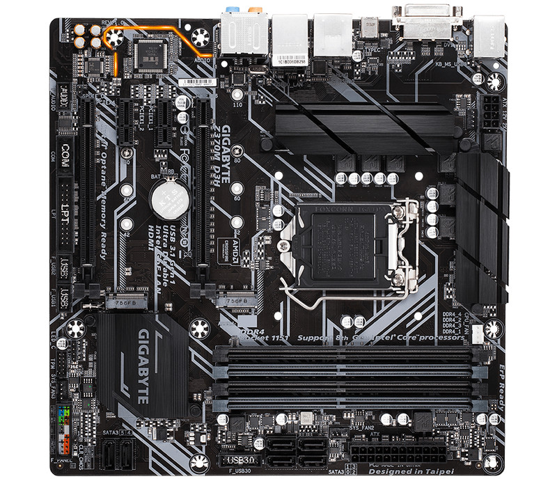 Gigabyte Technology GA-Z370M-D3H Motherboard 1151 ddr4 M-ATX Z370 M.2 HDMI