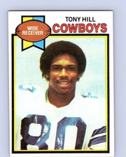 1979 Topps #182 Tony Hill Dallas Cowboys Rookie Football Card RC. rookie card picture