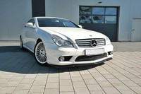 Maxton Design Frontlippe V.1 Passend FüR Mercedes CLS C219 55AMG Schwarz Hochgla