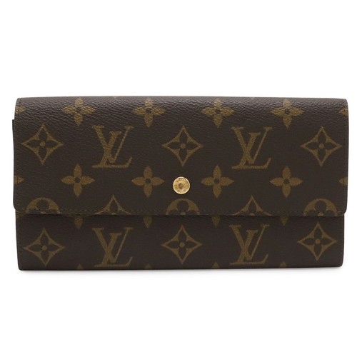 LOUIS VUITTON Monogram Pochette Portemonnaie Credit Flap Wallet M61723