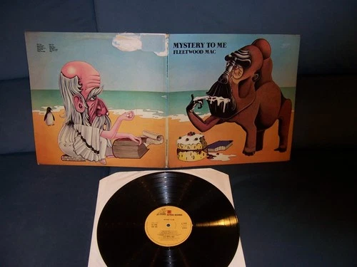 FLEETWOOD MAC MYSTERY TO ME 33 rpm LP tan Reprise A1 B1 1973 former Library copy