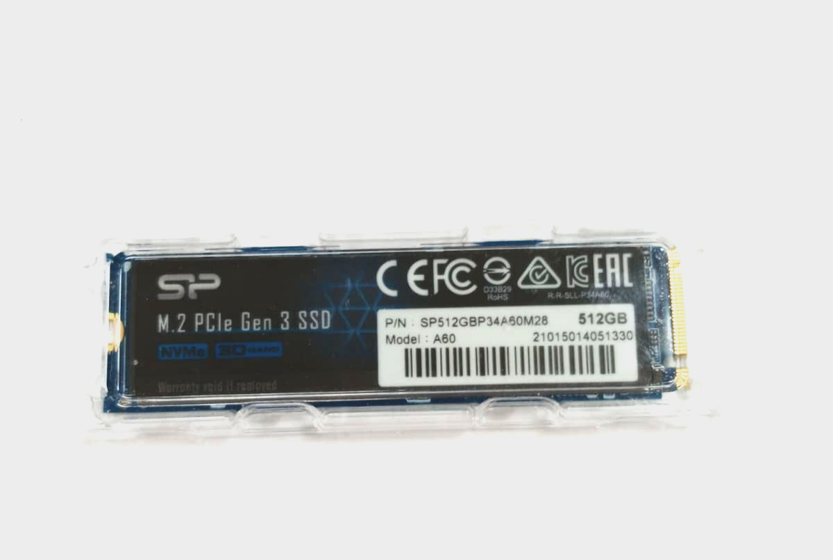 Silicon Power 512GB NVMe M.2 PCIe Gen 3x4 M.2280 SSD