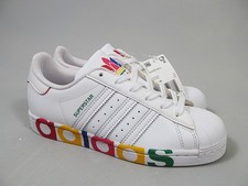 Adidas Superstar J Olympic Pack White Youth/Junior Size 5 Shoes FY1149 New