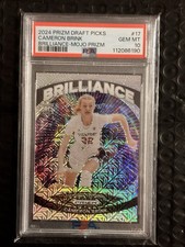 2024 Panini Prizm Draft Picks Brilliance Cameron Brink #17  Mojo /25 PSA 10 RC 