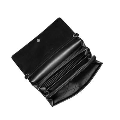 MICHAEL KORS ブラックケース Michael Kors Jet Set Crossbody Bag Zip Around Wallet Clutch Bag MK
