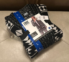 Frye Women's Jacquard Patterned Cardigan - Black - Large