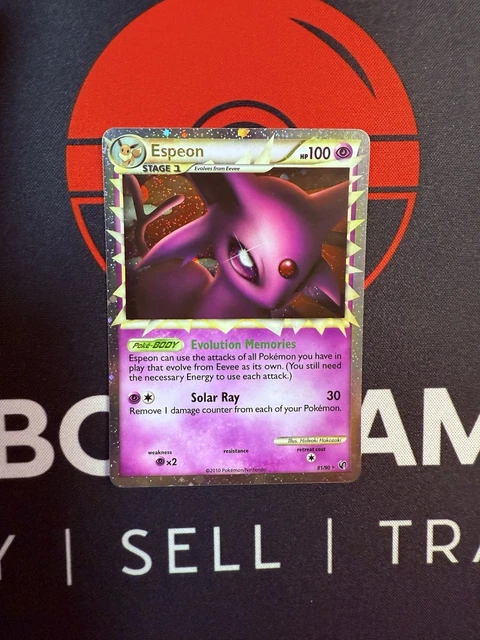 Espeon Prime Holo HGSS Undaunted 2010 #27