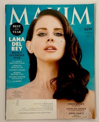 MAXIM MAGAZINE DECEMBER JANUARY 2015 LANS DEL REY