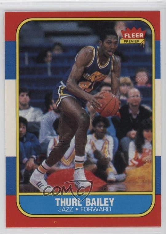 1986-87 Fleer Thurl Bailey #6 0d6c